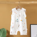 New 2025 Soft and Lightweight Cotton Baby Crawling Clothes for Boys Girls Aged 1-20 Months Children Romper Kids Homewear