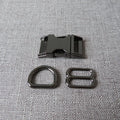 1Set Strong Hardware Metal Straps Slider D Ring Release Belt Buckle For Cat Pet Dog Collar Harness Paracord Sewing Accessory