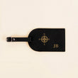 Personalized Leather Monogrammed Luggage Tag Couple Travel Baggage Label Tags Wedding Custom Best Friend Gift Bridal Shower Gift