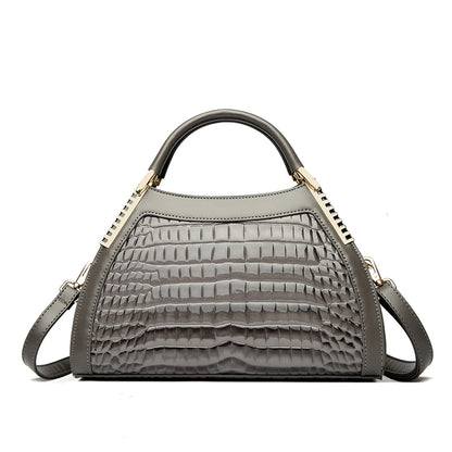 Alligator Patent Leather Shoulder Crossbody Hand Bags for Women Brand Luxury Handbags Women Bags Designer Hobos Two Layers Sac