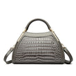 Alligator Patent Leather Shoulder Crossbody Handbags for Women, Luxury Brand Designer Hobo Bags, Two-Layer Sac