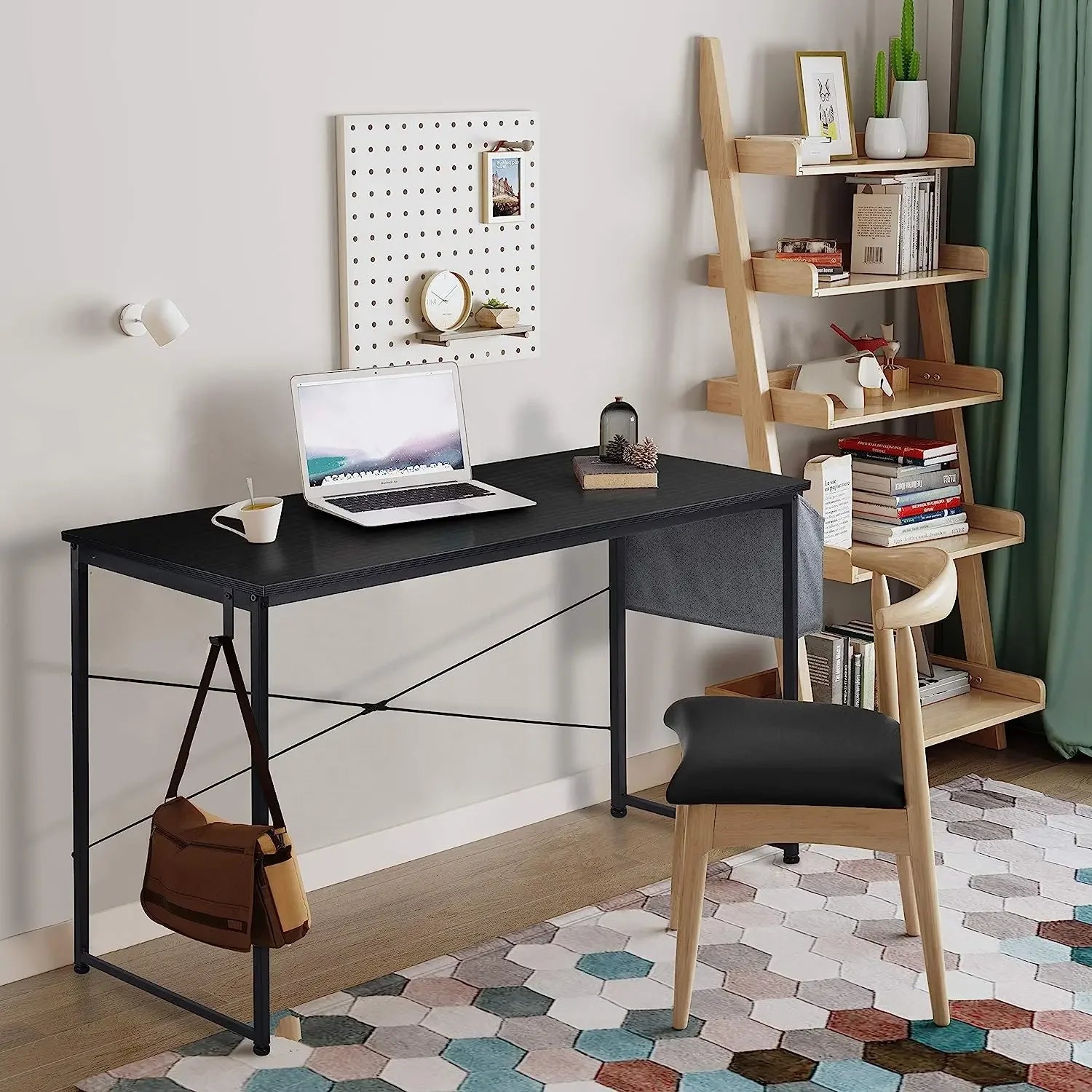 Homfa Desk Computer PC Desk Laptop Table Home Office School  Work Desk Stable with Organizer 100 x 50cm