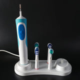 1Pc Oral B Electric Toothbrush Holder Bracket Bathroom Stand Base Support with Charger Hole for Tooth Brush Heads