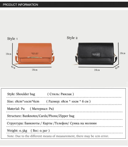 Nuevos bolsos de piel sintética para mujer, multifuncionales, de gran capacidad, tipo bandolera, a la moda, para teléfono