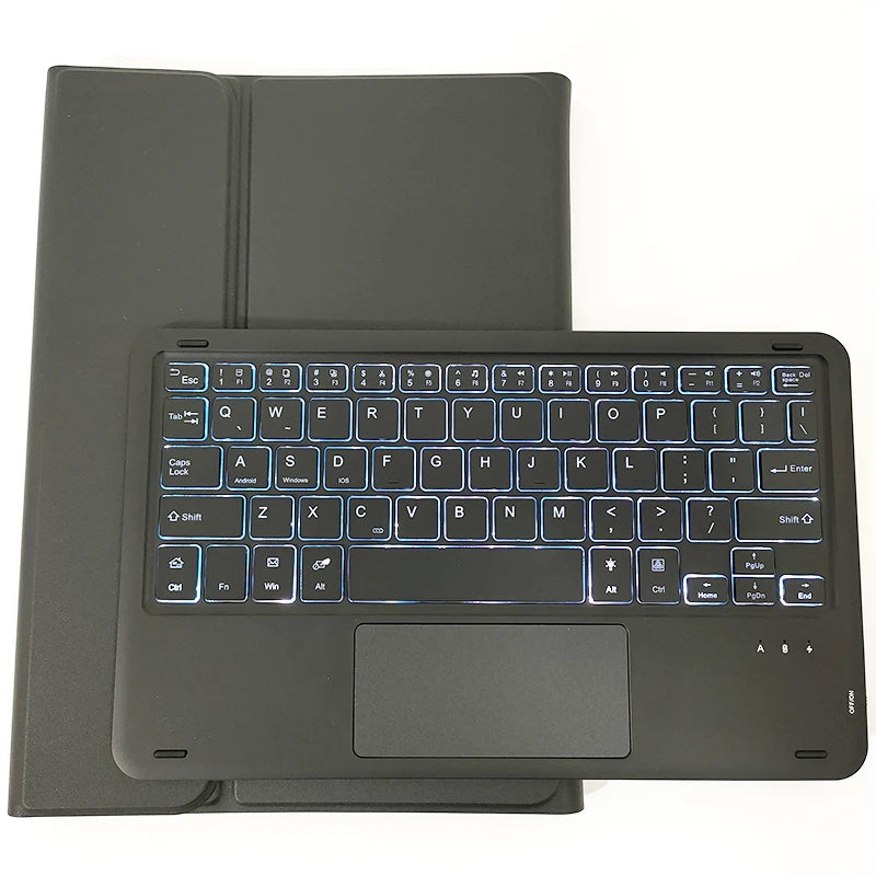 Bluetooth Keyboard Case For Xiaomi Pad 7 7 Pro 11.2 Trackpad Tablet Case Russian Arabic Hebrew Spanish Korean French Keyboard