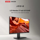 27inch LCD Monitor 1080P FHD 75Hz, Blu-ray Filtered Screen HDR 10 178°Wide Viewing Angle, Mobile Phone Bracket for Office Game