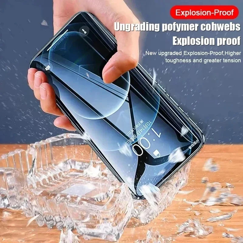 1-5 protectores de pantalla de hidrogel de cobertura completa para iPhone 14, 11, 16, 12, 13 Pro Max, 7, 8, 14 Plus, 13, 12 Mini, X, XR, XS MAX