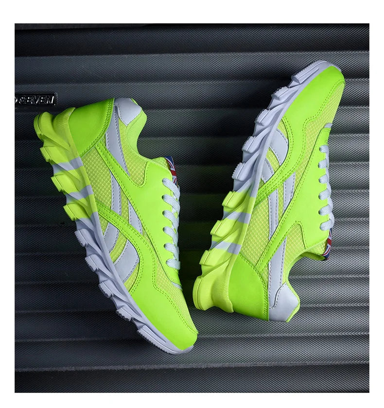 Men Sports Running Shoes Casual Marathon Breathable Lightweight Women's Comfortable Athletic Non-slip Walking Sneakers Outdoors