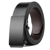 Cinturones de marca famosa para hombre, cinturones de cuero genuino de lujo de calidad, correa de metal con hebilla automática.
