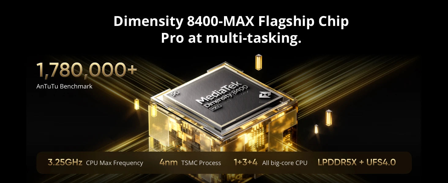 realme GT 7T Smartphone 5G 2025 New MediaTek 8400-MAX 7000mAh Titan Battery 120W Ultra Charge 6.8'' 120Hz Display Global Version