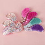 Children's Hair Smoothing Comb Anti-static Massage Hair Brush Tangle Detangle Shower Massage Hairbrush Comb Salon Hair Styl Tool