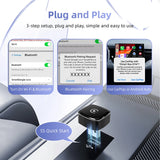 2025 New Adapter 2in1 Mini CarPlay Box Wired To Wireless CarPlay Android Auto Smart Box Bluetooth Connect Plug&Play For 98% Cars