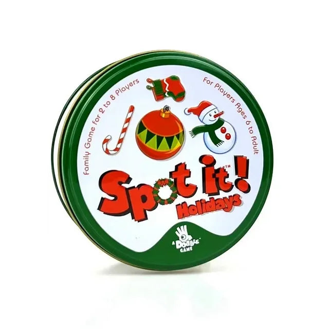 Dobble Card Game for Kids, Double Card Game, Metal Box, for Children, 28 Styles 