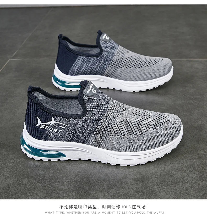 Men's summer shoes 2025 new lazy shoes breathable mesh casual sports shoes man comfortable cheap shoes clearance free shipping