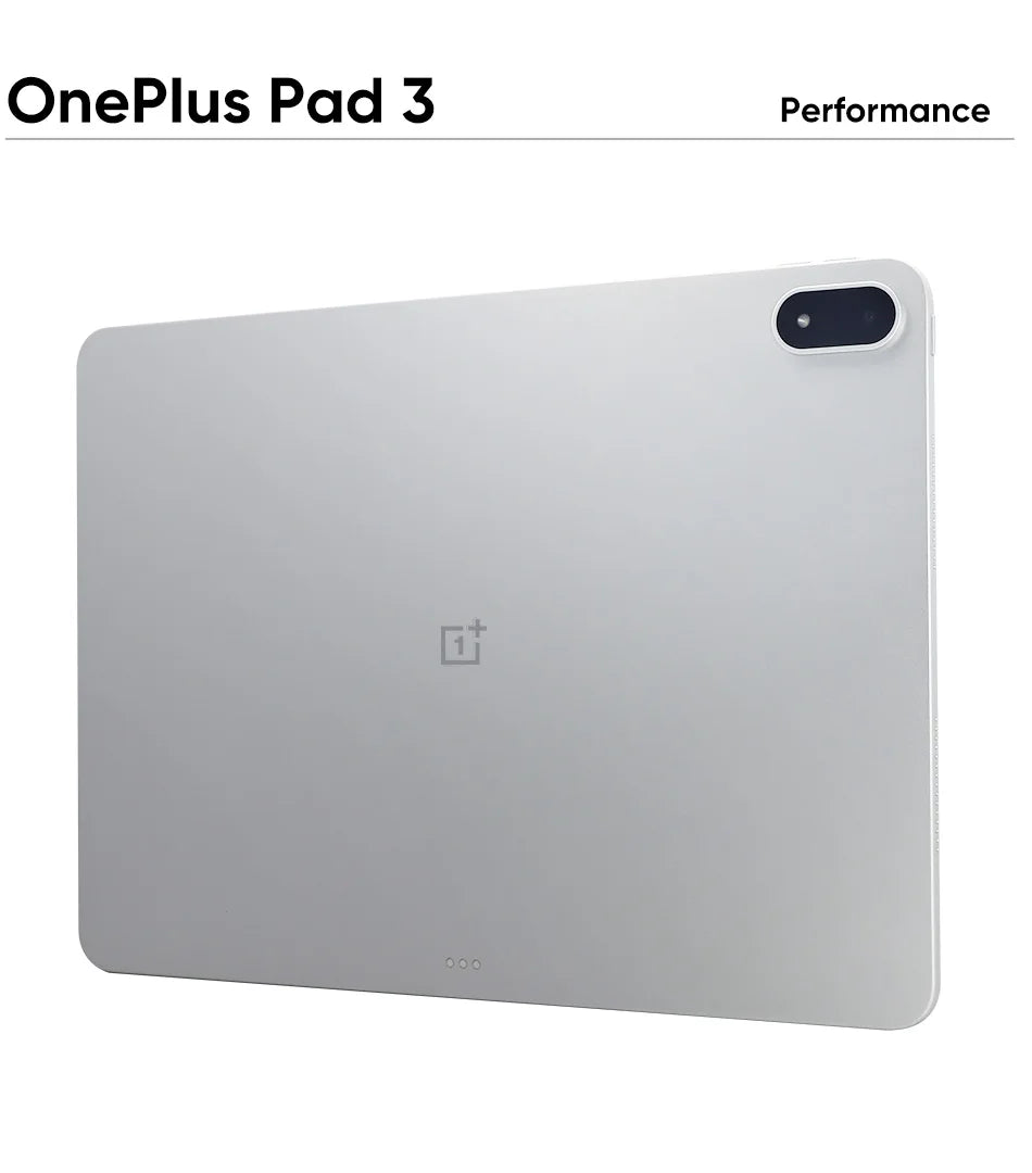 OnePlus Pad 3 13.2inches Tablet 144Hz Screen 12140mAh Snapdragon 8 Battery 13MP Rear Camera 8 Speakers 80W Charge Global Version