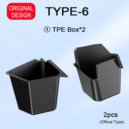 USVOTOV Trunk Organizer for Tesla Model Y Juniper Launch Refresh 2025 Rear Trunk Storage Bins Side Box Organiser TPE Accessories
