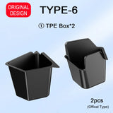 USVOTOV Trunk Organizer for Tesla Model Y Juniper Launch Refresh 2025 Rear Trunk Storage Bins Side Box Organiser TPE Accessories