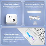 Touchpad Bluetooth Wireless Keyboard For Android iOS Samsung Xiaomi Tablet For iPad Air Pro Mini Spanish Russian Korean Keyboard