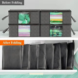 Storage Bag Foldable Large Capacity Clothes  Blanket Storage Bags Storage Containers for Organizing Bedroom Closet Clothing