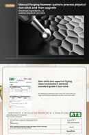 26/28/30cm German Pure Titanium Frying Pan Non-stick Frying Pan Uncoated Fish Scale Hammer Pattern Titanium Alloy Cookware