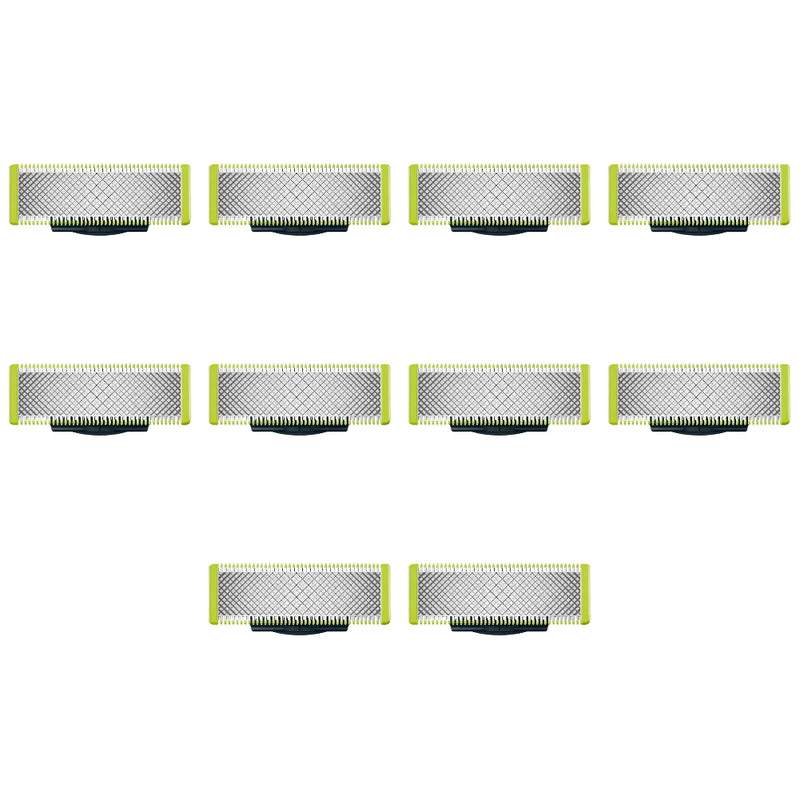 Shaver Replacement Blades ＆ Nose Hair Trimmer Replacement Heads for Philips OneBlade One Blade Pro Hybrid Electric Shaver Blades