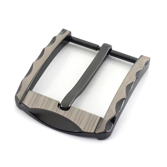 1 piece 40mm Metal Belt Buckle Half Heel Bar Buckle Men's Single Pin Buckle Leather Belt Parts Accessories DIY Fit for 36-39mm
