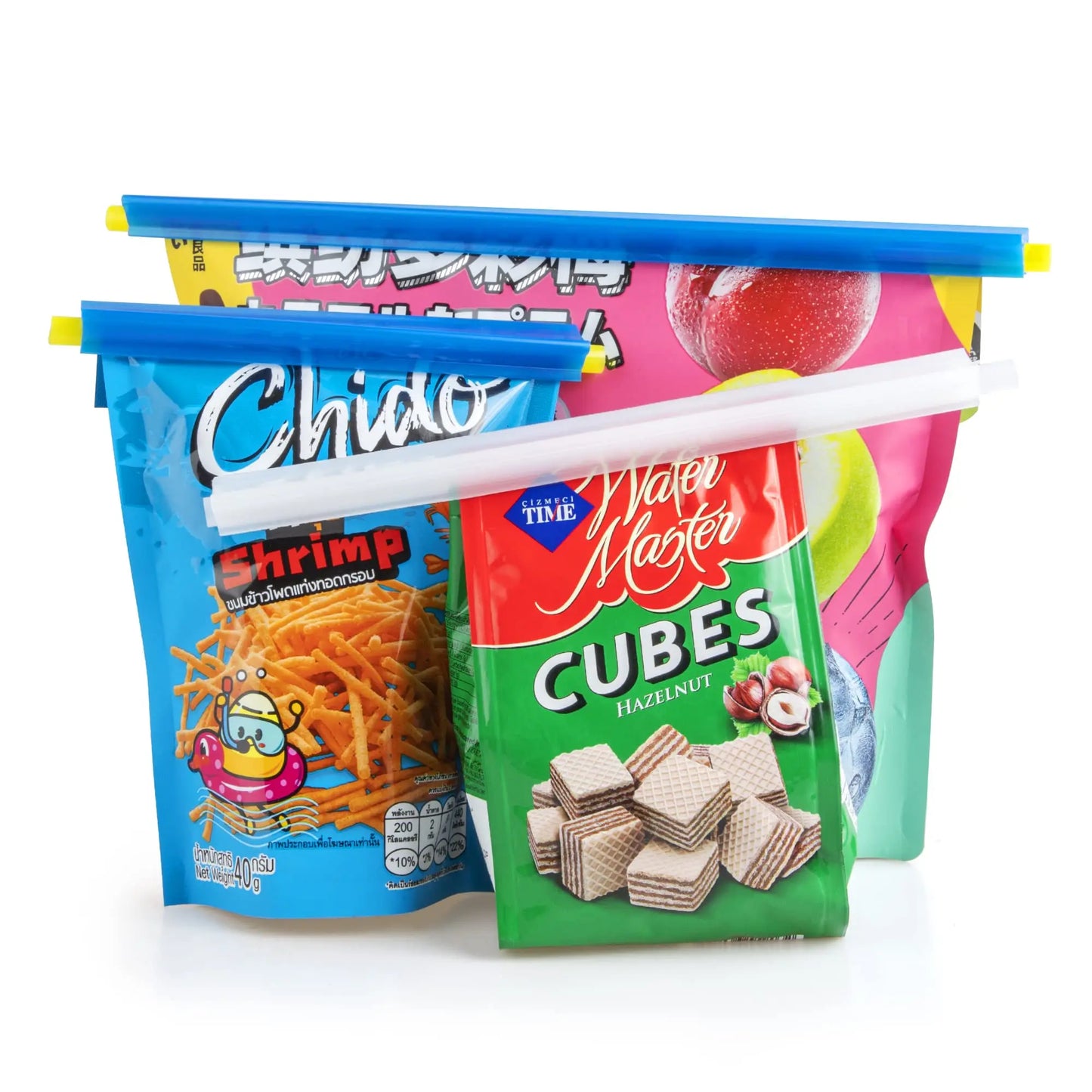 Clipe de vedação multifuncional para armazenamento de alimentos Snack Plastic Clip Tira de vedação à prova de umidade, Coffee Tea, Home