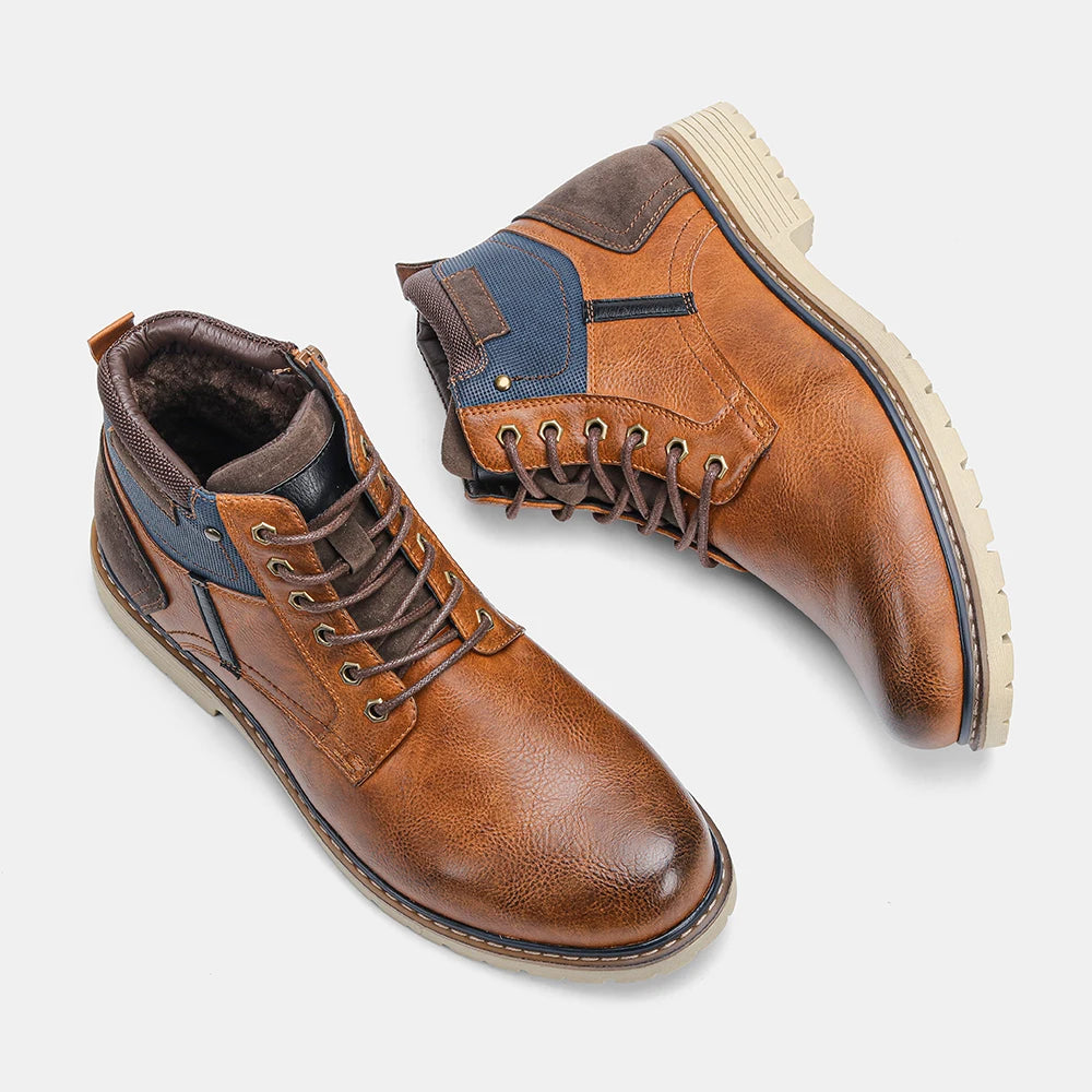 2024 New Men's Winter Shoes Warm Comfortable Non-Slip Men Winter Boots #KD5251