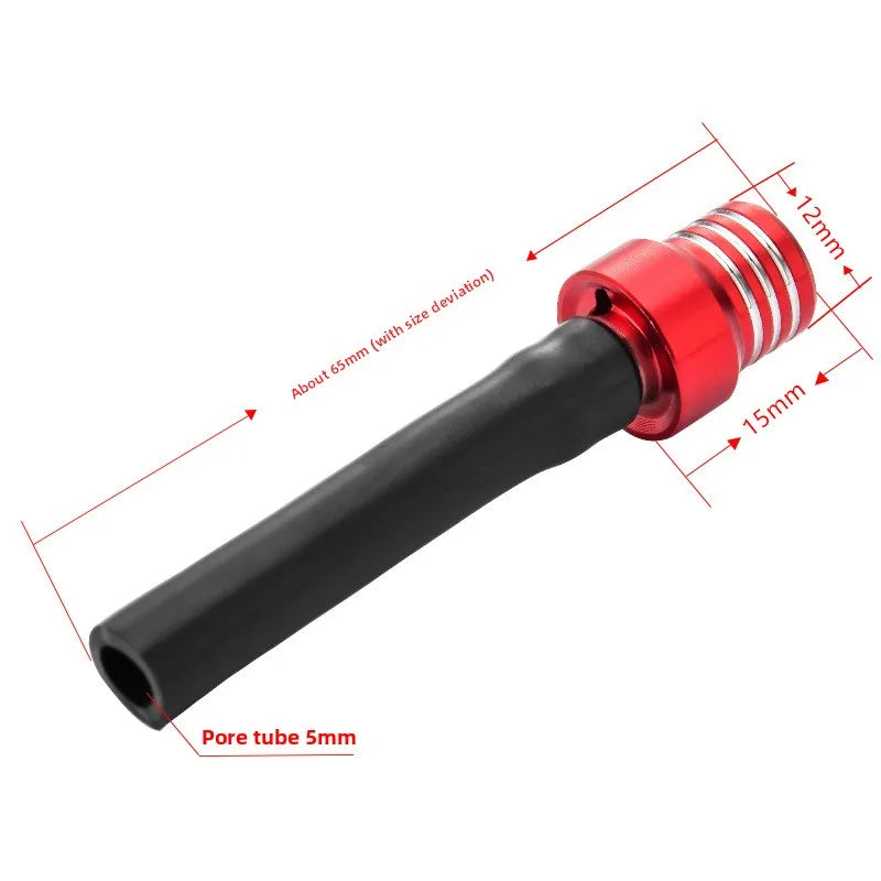 Off Road Motorcycle ATV Fuel Tank Vent Cap CNC One-Way Valve with Steel Ball for Dirt Bike Quad Buggy Gas Tank Ventilation