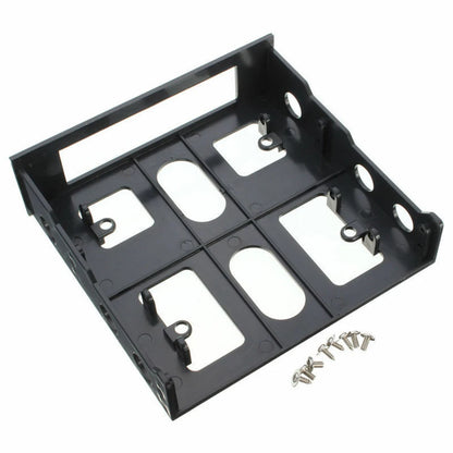 3.5 To 5.25 Floppy To Optical Drive Bay Mounting Bracket Converter For Front Panel Hub Card Reader Fan Speed Controller