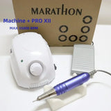 Lixadeira elétrica para unhas Marathon-Champion 3 PRO XII (35K/40K) – Micromotor STRONG 210 para alongamento e design de unhas