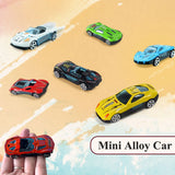 Random 3/6/10/12 Alloy Car Model Metal ABS Simulation Sports Racing Car Kids  Toy for Boys Diecasts Play with a big car Gift