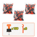 51-204Pcs Floor Tile Leveling System Clips Spacers Porcelain Ceramic Leveler Kit For Tile Laying Wall Fixing Construction Tools