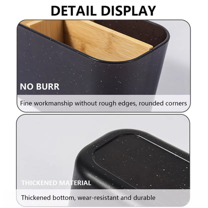 Bamboo Electric toothbrush Holder Razor Makeup Brush Storage Box Toothpaste Toothbrush Stand Bathroom accessories