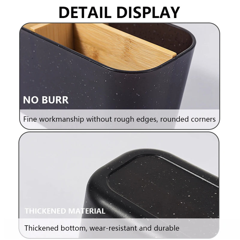 Bamboo Electric toothbrush Holder Razor Makeup Brush Storage Box Toothpaste Toothbrush Stand Bathroom accessories