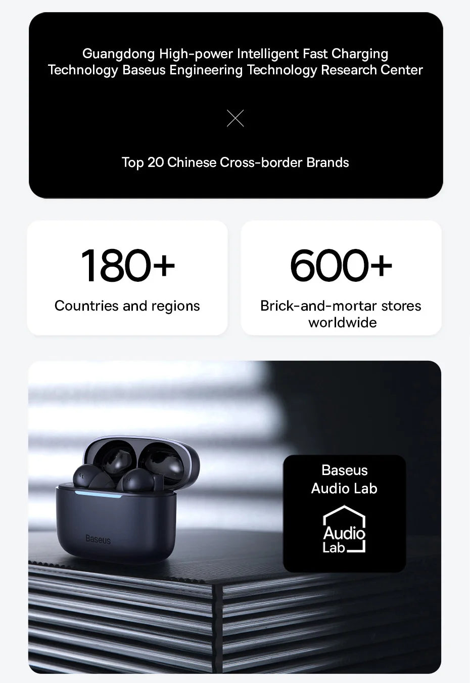 Auriculares inalámbricos Baseus Bowie EZ10 con Bluetooth 5.3, carga rápida, 0,06 pulgadas, baja latencia, miniauriculares deportivos de alta fidelidad.