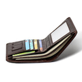 ROOG Elegant Genuine Leather Men's Wallet|Multi-Card Slot Design|Lightweight and Stylish|Suitable for Everyday and Business Use