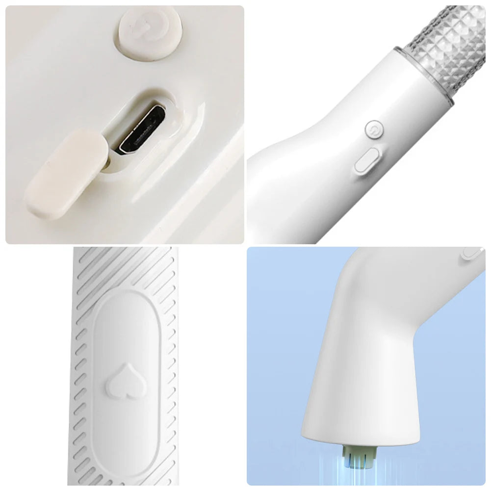 Cepillo de limpieza eléctrico 5 en 1, multifuncional, inalámbrico, giratorio, para baño, cocina, ventanas e inodoro.