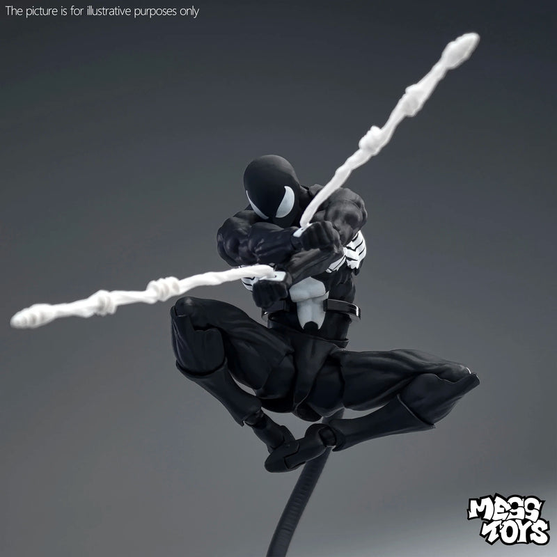 Mess Toys Spiderman Action Figure Black Neighbor Symbiote Spider Man Figures Ct Toys Black Red Spider-Man Figurine Kids Toys