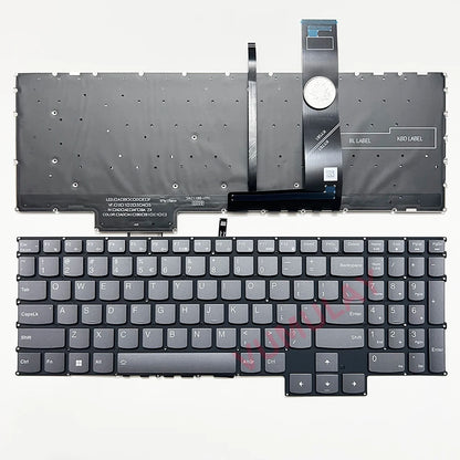 US/RU Backlit Keyboard for Lenovo Legion 5 Pro 16ITH6 16ITH6H 16ACH6 16ACH6H 16ARH7 16ARH7H 16IAH7 16IAH7H 82RF 82JD 82JQ 82RG