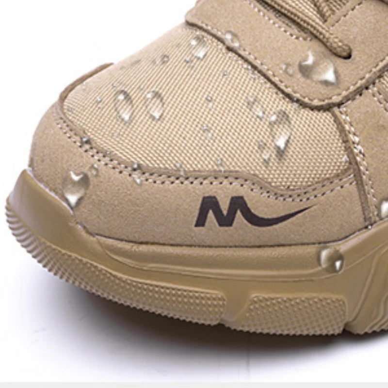 Men's Boots Indestructible Safety Shoes Comfortable Steel Toe Shoes Anti-smash Puncture-Proof Sneakers Non Slip Mens Work Boots