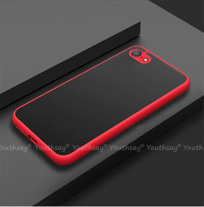 Funda para iPhone SE 2022, funda para iPhone SE 3, 2022, 2020, 8, 7 Plus, funda de silicona mate translúcida de goma para iPhone SE 2022.