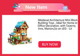 Famous Big Ben Micro Mini Building Blocks Crafted Replica, Leisure and Entertainment Toys Adult Construction Bricks Decoration