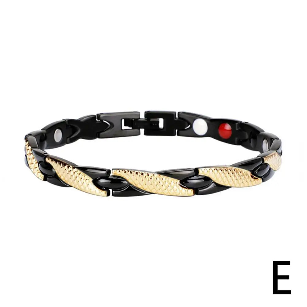Pulsera magnética de terapia con diseño de dragón para mujer y hombre.