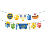 Disposable Jewish Hanukkah Supplies, Cutlery Set, Plates, Napkins, Cup, Festival Party Decorations 