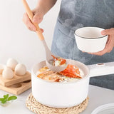 Juego de utensilios de cocina con mango de madera de silicona multicolor, espátula y cuchara antiadherente, utensilios de cocina, resistentes al calor, 12 Uds.