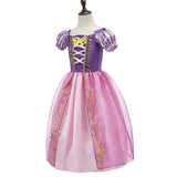 Fantasia de Princesa Rapunzel para Meninas – Cosplay Infantil para Halloween, Aniversário, Festa, Concurso ou Carnaval