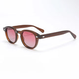 Polarized Sunglasses for Men and Women, UV400 Johnny Depp Lemtosh Style, Retro Acetate Frame, Eyeglasses Eyewear for Men