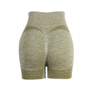 Women Butt Lifting Yoga Shorts Seamless Gym Leggings Tights Elastic Workout High Waist Tummy Control Ruched Booty Pants