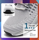 Baasploa Men Casual Sneakers New Mesh Breathable Sport Shoes For Men Lightweight Comfort Running Shoes Non-Slip Outdoor Male